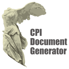 CPI Document Generatorロゴ